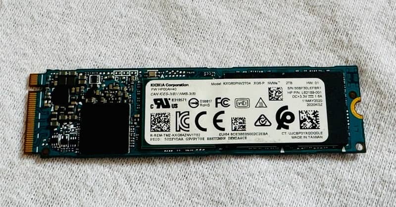 Kioxia 2TB SSD NVME 0