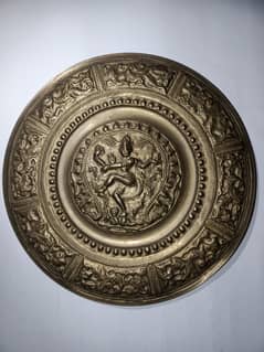 Vintage Indian brass wall