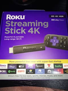 Roku Plug & Play Streaming Stick 4K | Dolby vision HD/HDR