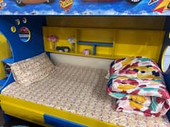 kids bunker bed with Mattresses