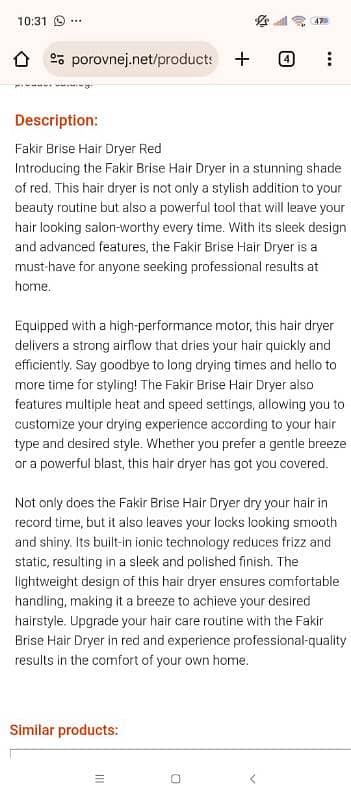 imported Hair dryer Made in turkey 2