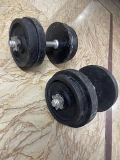 Pair of Iron Dumbbells 40 kg