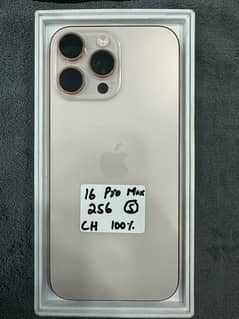 IPHONE 16 PRO MAX 256 GB CHA NON PTA