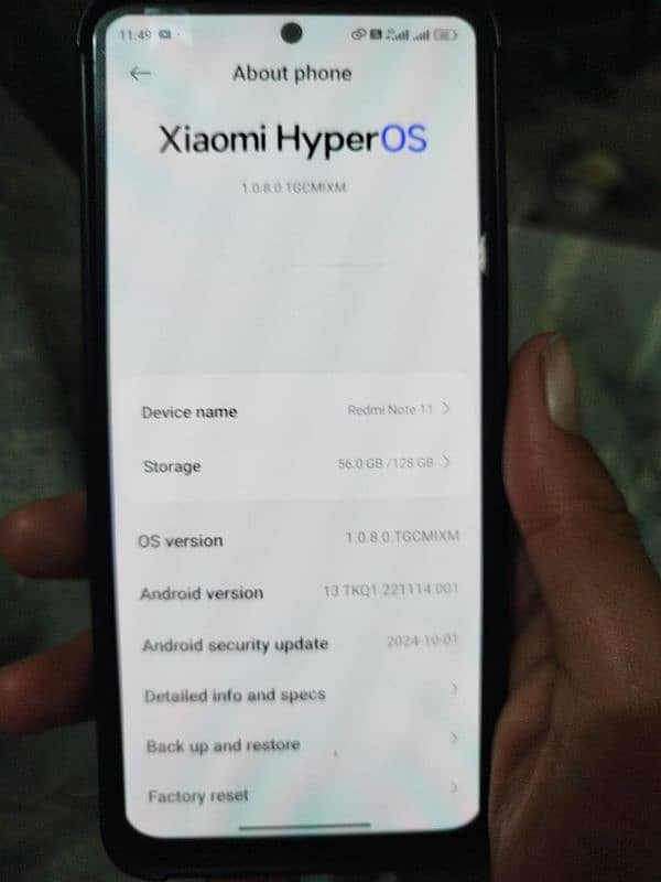 urgnt sale  redmi note 11.10/10 bilkul neat and clean ha Xchanges psbl 4