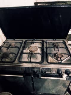 5 burners cooking range