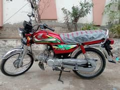 Honda CD70 model 22 Full Lush condition All Punjab number. . urgent sale