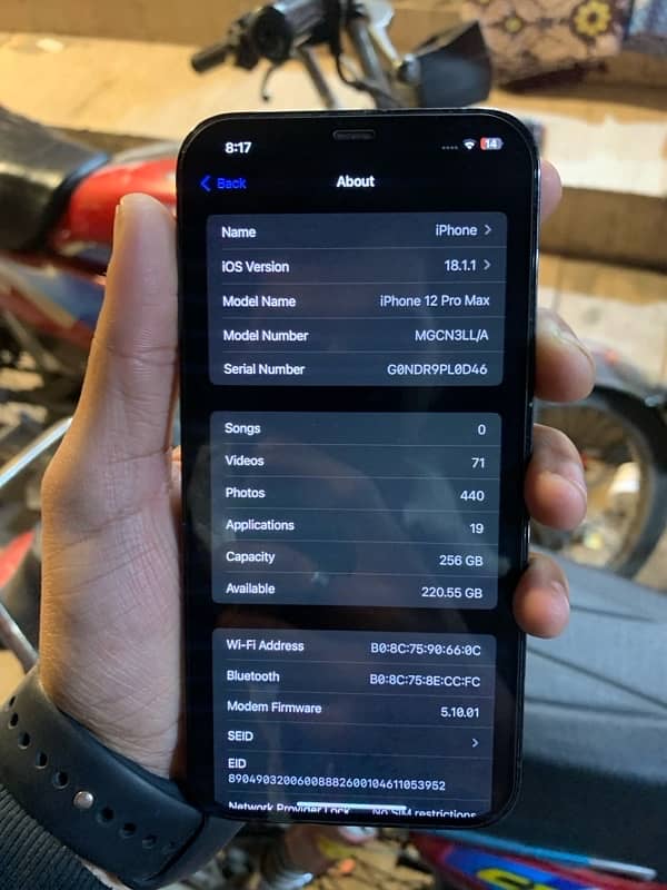 iphone 12 pro max 256gb FU 7