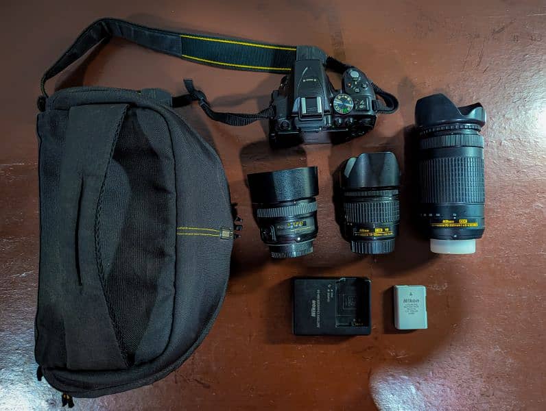 Nikon D5300 with variety of lenses 0