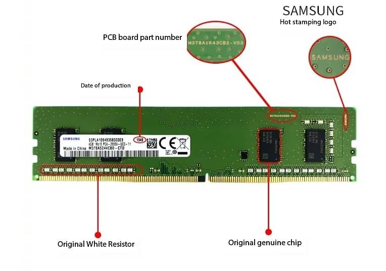 Samsung DDR4 RAM (8GB,16GB), 2666Mhz, 3200Mhz 3