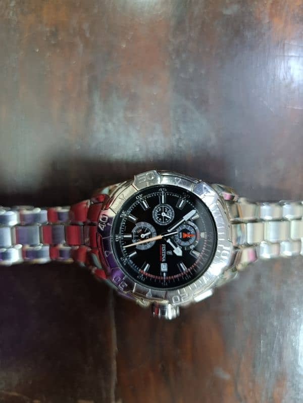 Original Festina Sports Stainless steel Chronograph date in 15000 18