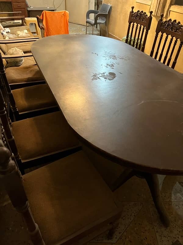 shisham wood 8 seater dining table 0