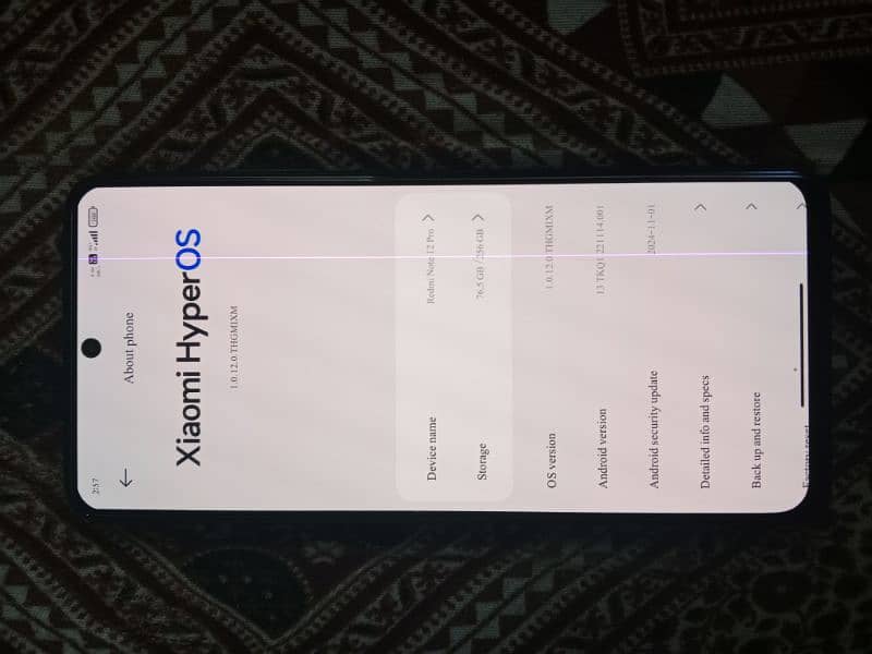 Redmi note 12 pro 4g 8gb 256gb 1