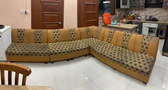 8 seater L shaped sofa for sale