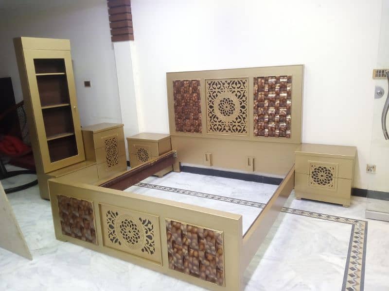 Bed set / King Size bed / Double Bed / Wooden bed 10