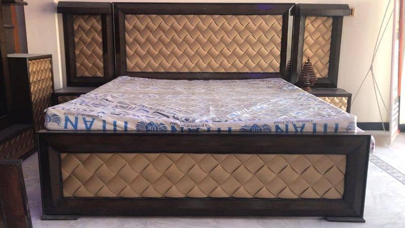 Bed set / King Size bed / Double Bed / Wooden bed 12