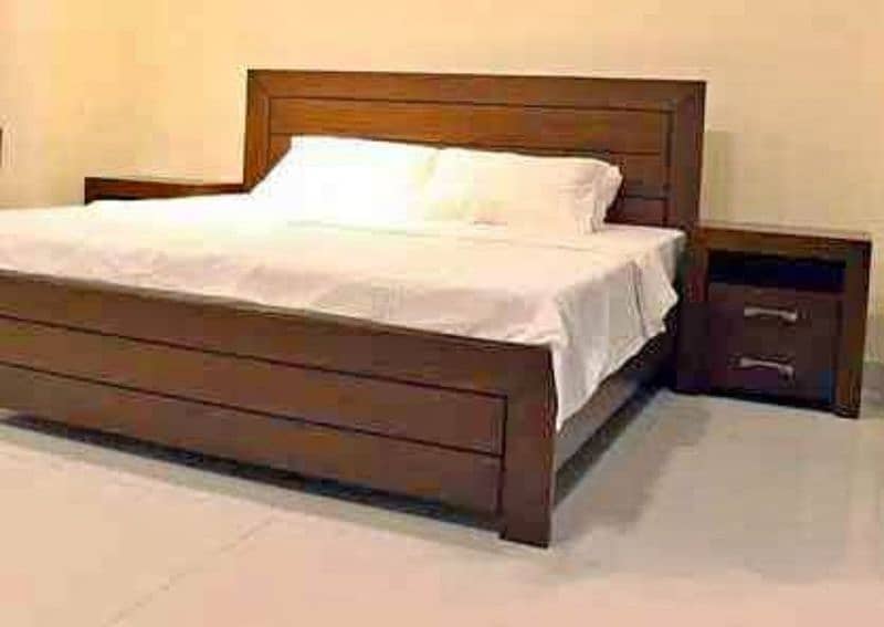 Bed set / King Size bed / Double Bed / Wooden bed 14