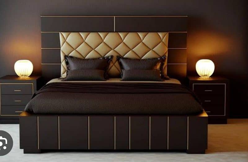 Bed set / King Size bed / Double Bed / Wooden bed 18