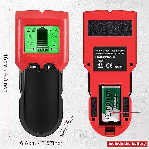 Folai 4in1 Stud Finder Electronic Wall Scanner Detector Wooden Metal 9