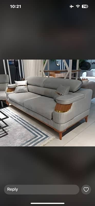 TV loan sofa set l shaped 5