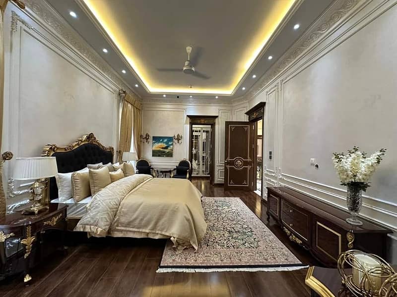 20 Marla Brand New Super Hot Located Furnished Fully Basement Bungalow With Pool Home Theatre Is Available For Rent In The Best Block Of DHA 6 Lahore 12