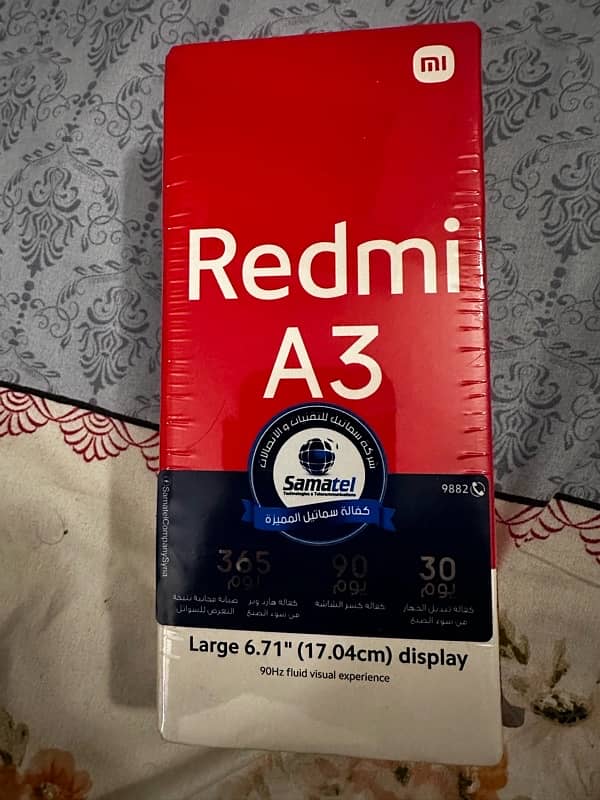 want to sale Redmi A3 box pack midnight black 0