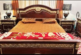 Beautiful royal design huge bedset