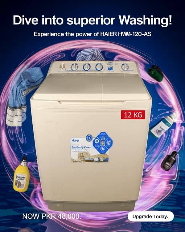 Haier 12kg Semi Automatic Washing Machine HWM 120-AS 5