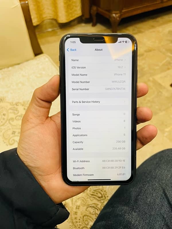 iphone 11 256gb black Pta Approved 6