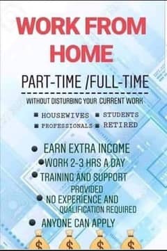 part time full time jab available both office and Homebase