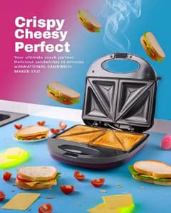 National NS-512 Sandwich Maker – Perfectly Toasted in Minutes