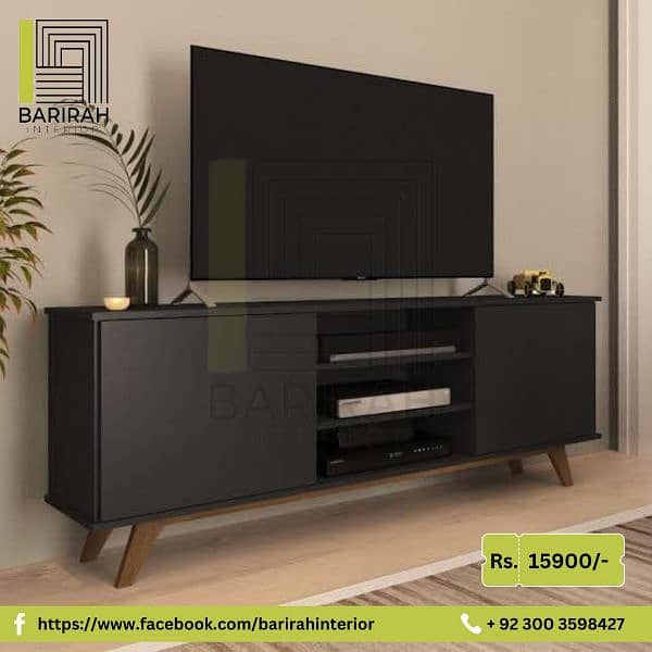 TV console, media wall, furniture, home decor, interior design 0