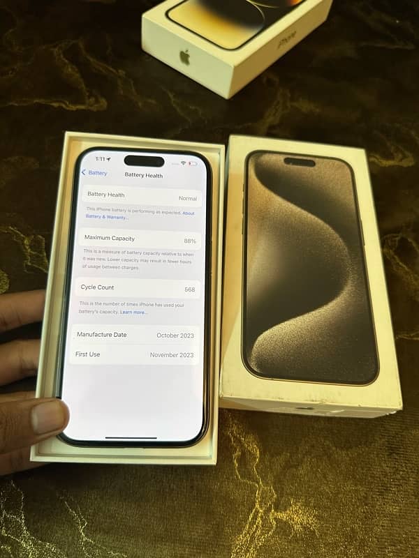 iPhone 15 Pro Jv | 128gb | Natural Titanium 2