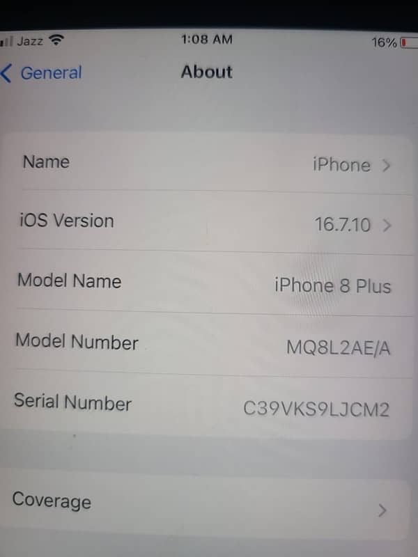 iPhone 8 puls 64gb ha 3