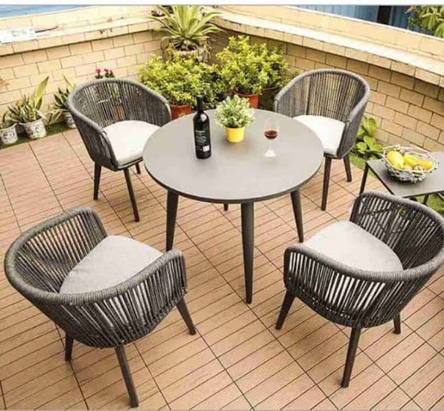 Garden chairs/rattan sofa sets/dining tables/UPVC outdoor furniture 3