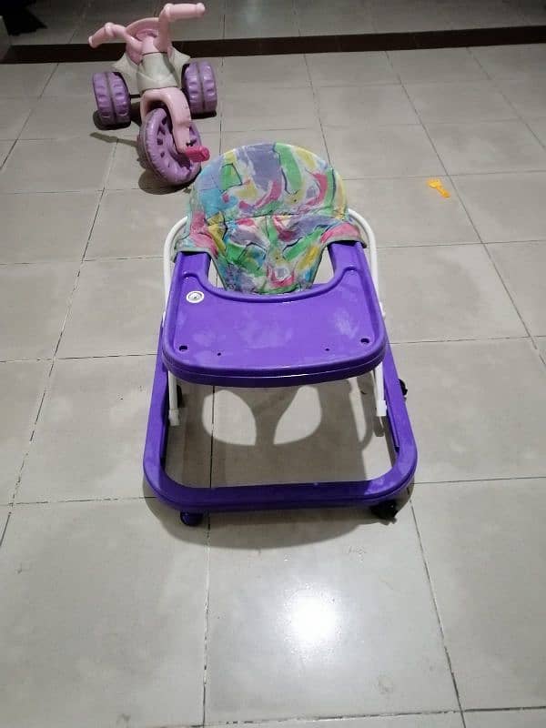 King size bed, Baby Coat and Walker for sale 8