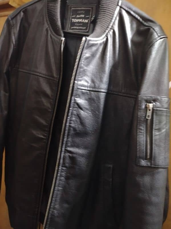 leather jacket branded bomber style 4