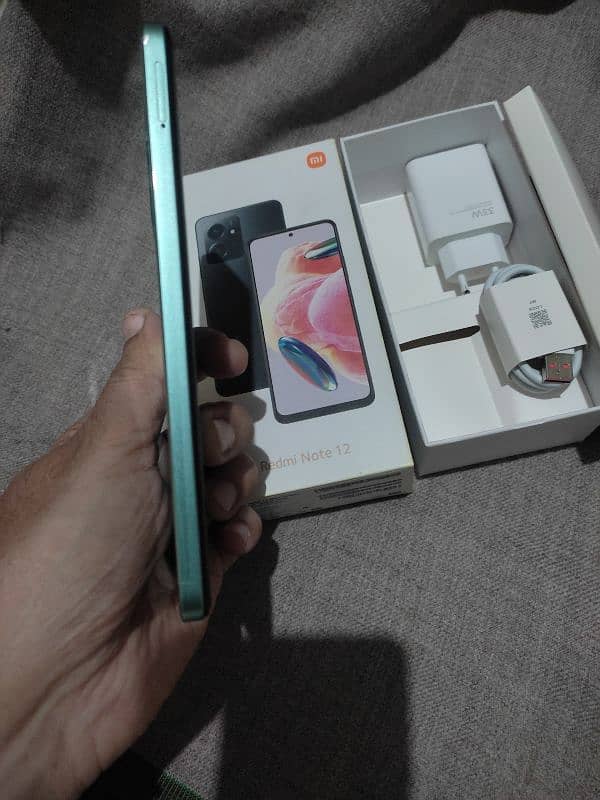 redmi note 12 mint green 10 months warranty 6