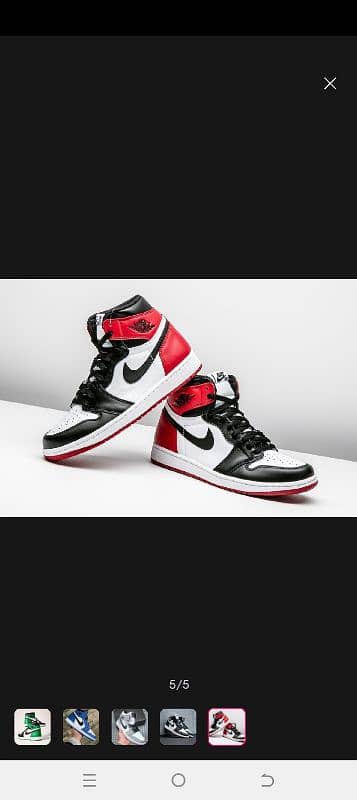 Air Jordan 1 --- High top sneakers -- colour variety -- imported shoes 2