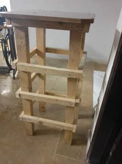 wooden stool