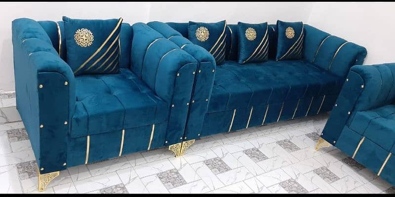 New Texture Design 6 Seater Stylish Sofa Set 6