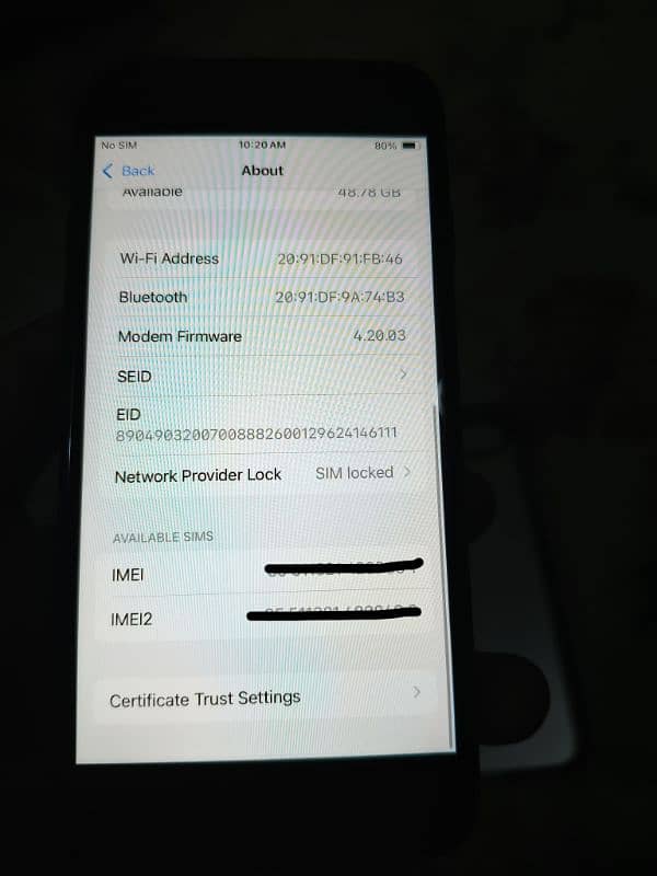 IPHONE SE 2022 3RD GEN NON PTA (J. V) 6