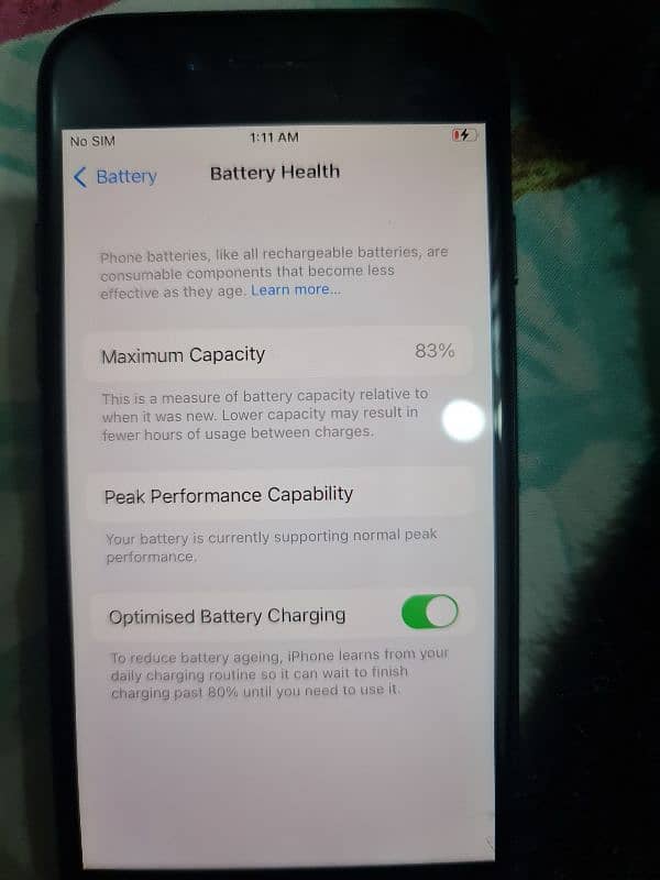 Iphone 7 128 gb 83 health 2