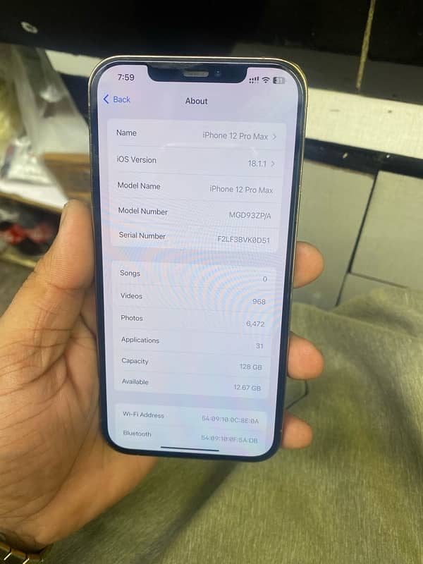 Iphone12pro Max 10by10 condition 15