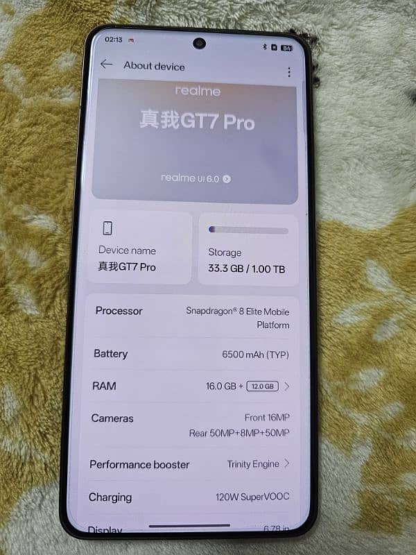 realme gt7 pro 1tb 16gb brand new condition 14