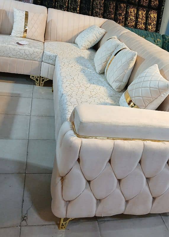 L SHAPE 7 SEATER and 3+2+1 SOFA SET 2