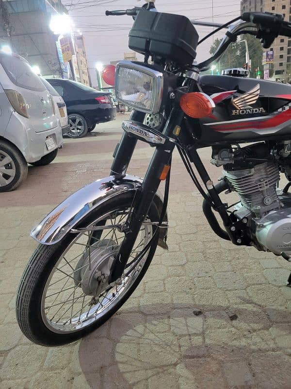 cg125 2024 model black colour just new bike 6