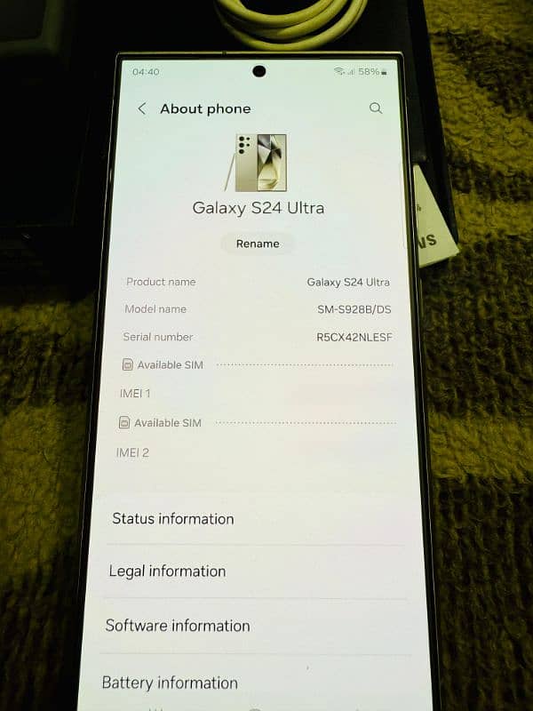 Samsung Galaxy S24 Ultra 12/255 9