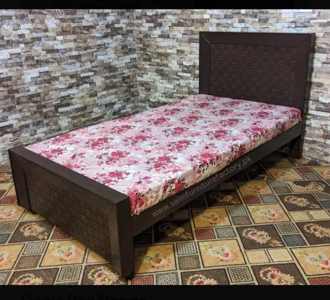 single bed wooden/solid single bed/Wooden Single Bed/Furniture 1