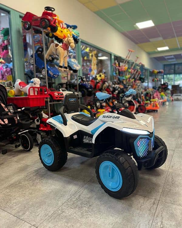 Atv Bike Rechargeable for Kids 3-14 Year's Self & Remote Controlled 4