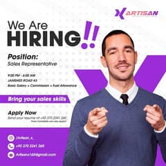 WE ARE HIRING (SALES REPRESENTATIVES) NIGHT SHIFT